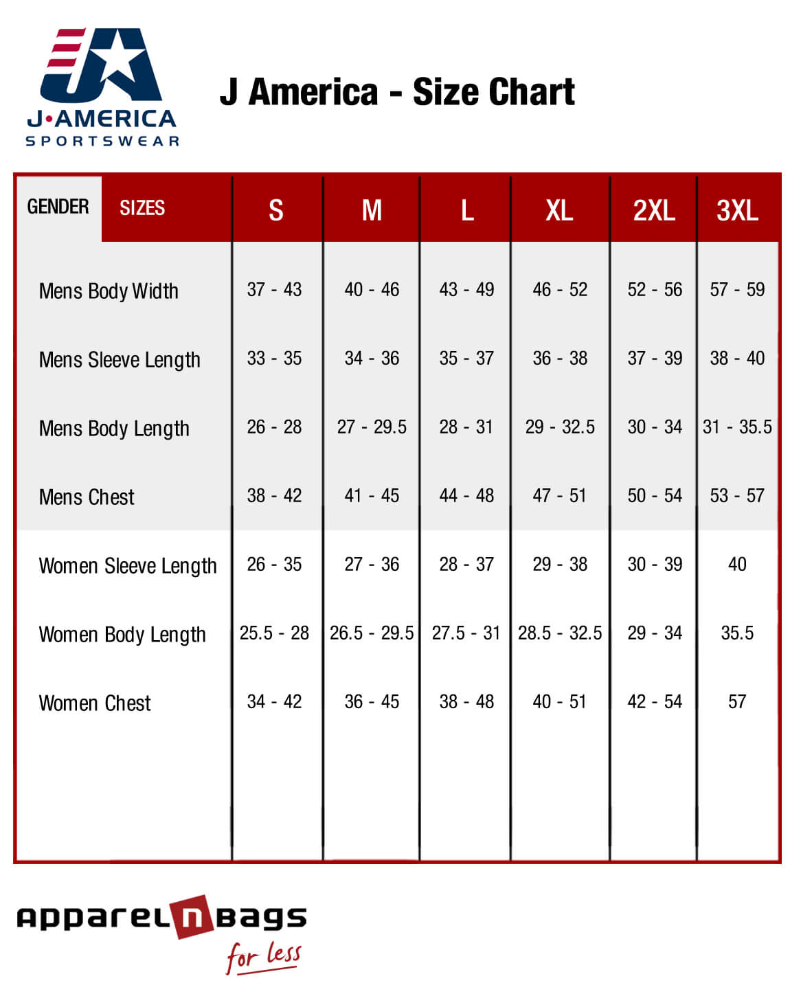 new balance hoodie size chart