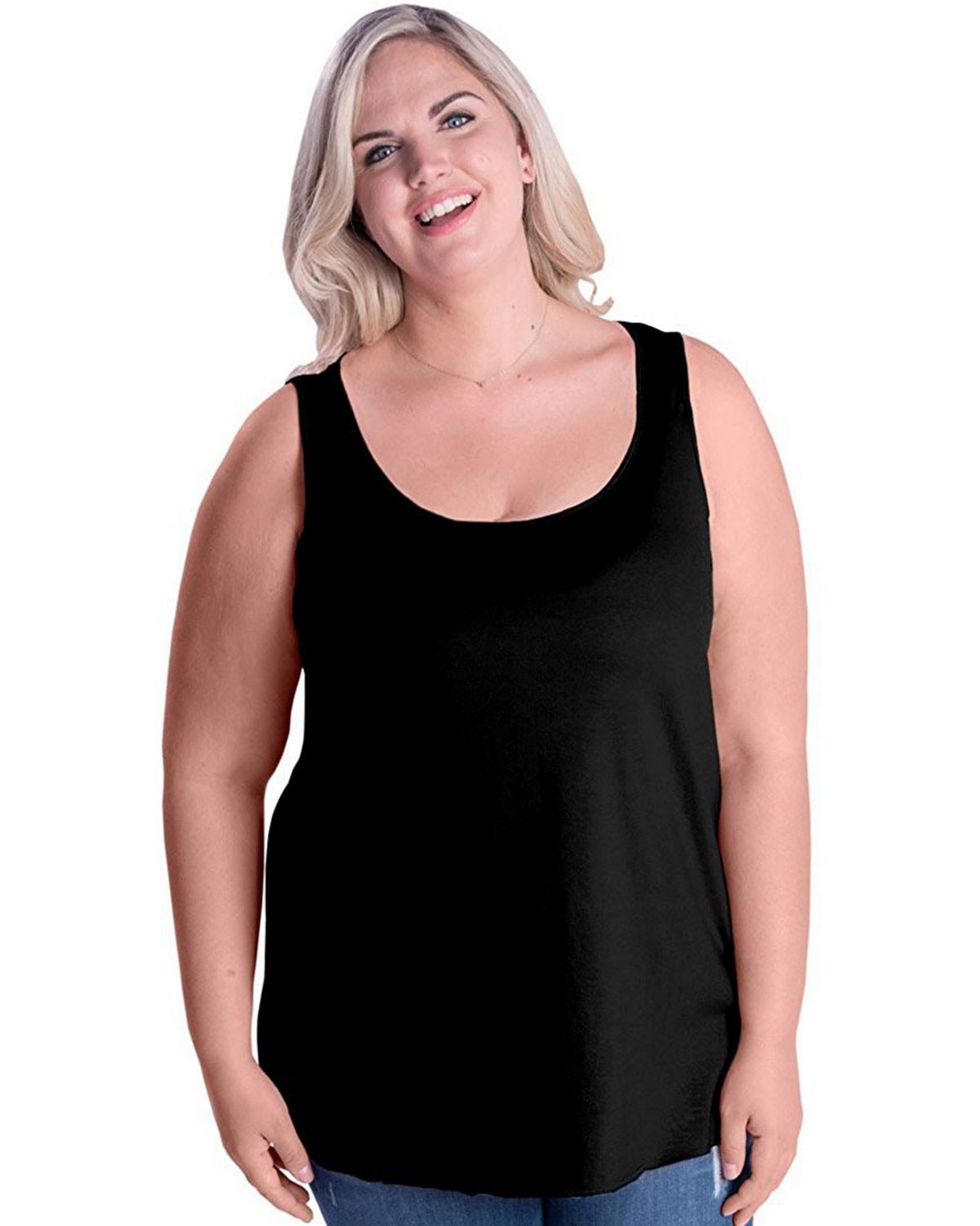 curvy tank top