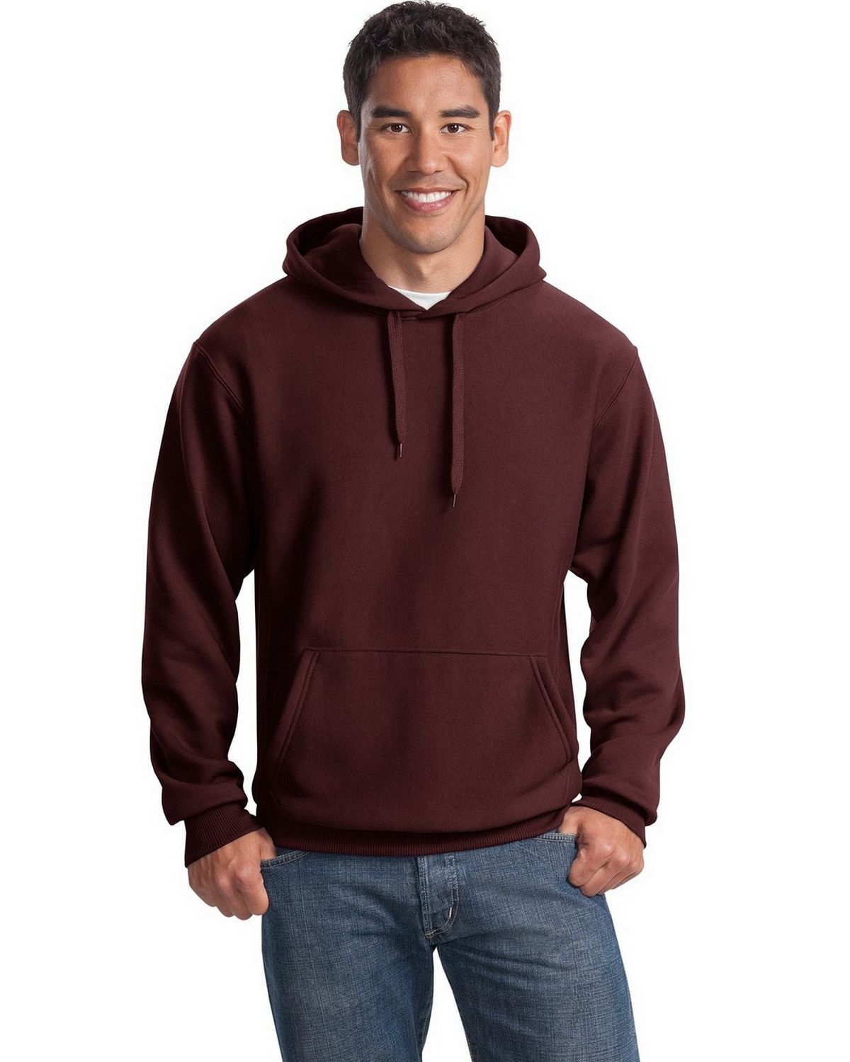 SportTek F281 Super Heavyweight Pullover Hooded Sweatshirt by Port